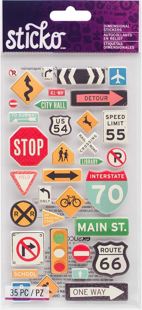 Stickers, Road Signs