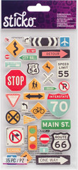 Stickers, Road Signs