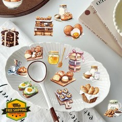 ZOLAREIN Baking Kitchen Stickers Transparent 50PCS