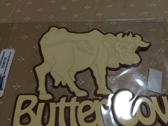 Lot Of 2 Iowa State Fair Themed Laser Cut Embellishments