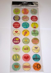 Me & My Big Ideas Tween/Girly Jelly Stickers Self Adhesive Glittery FUN