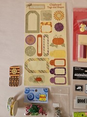 Assorted Scrapbooking Craft Bundle- Brads And Metal Tags