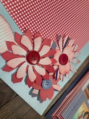 Scrapbooking Pre-Made Pages Just Add Pictures Patriotic Red White Blue Americana