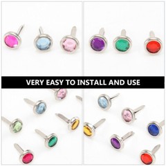 100pcs Metal Brads Paper Fastener for Card Making Crafts
