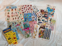 Disney Various Lot Sticker Scrapbook Sheets