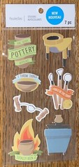 Recollections Making Ceramic POTTERY Wheel Throwing Slip Clay Tools Kiln Sticker