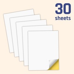 Versatile Matte Sticker Paper – 30 Self-Adhesive A4 Sheets for Custom Printing