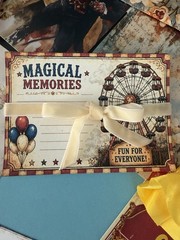 Circus Junk Journal Kit Ephemera Pack Vintage Carnival Scrapbook 101 Pieces
