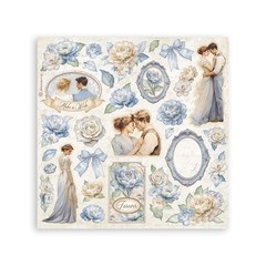 Stamperia Stickers 6.5×6.5, 4pg – Timeless, SBSTK02