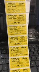 100pc Thank You for Your Purchase eBay Stickers Labels ENVELOPE LABELS 2″x1”