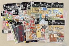 Me & My Big Ideas Scrapbook 12 x 12 Paper & Sticker Embellishment HUGE LOT