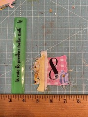 NUmberVintageUnique Handmade Ephemera, Scrapbook,Junk Journal,tag,embellishment