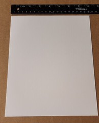 35 – 8″x10″ White Cardboard 200gsm Thick Paper Cardboard Sheets – 35 Count Pkg