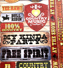 Reminisce Country Music Cardstock Stickers Rowdy Friends Line Dancing 2012 Rare