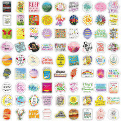300PCS Motivational Sticker, Inspirational Words Stickers for Teens Adults Stude