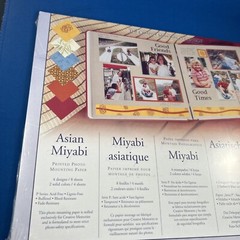 New! CREATIVE MEMORIES~2004~ASIAN MIYABI Printed Photo Mounting Papers~12 sheets