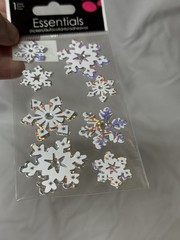 Sandy Lion & Love Nicole 3D Winter Stickers Scrapbook Crafts 4 Pkgs