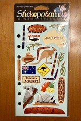 vintage stickopotamus * australia travel * binder stickers – nip