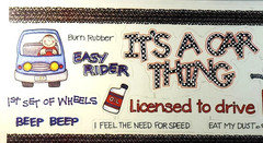 All My Memories Clear Stickers Teen Driver New Wheels License Keys 12″ 2002