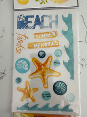 Me & My Big Ideas Mambi Stickers «Summer Time» Relax Heat Beach Sun Scrapbooking