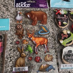 Lot Of Misc Craft Book Stickers Recollections K&C Sticko Jolees