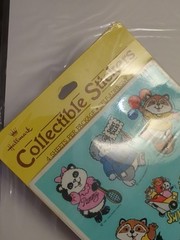 Hallmark 1982 Vtg Collectable Shirt Tales Stickers Animals Sealed