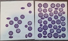 Cozy Little Christmas Stickers Snowflakes Vtg 1999 Brother Sister Designs