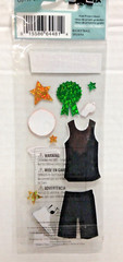 Jolee’s Boutique Dimensional BASKETBALL Scrapbook Stickers HOOPS uniform game
