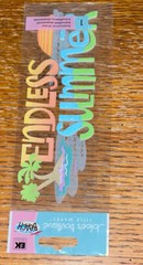 RARE! Jolees Endless Summer Title Sun Ocean Sea Tropical Beach Vacation Stickers