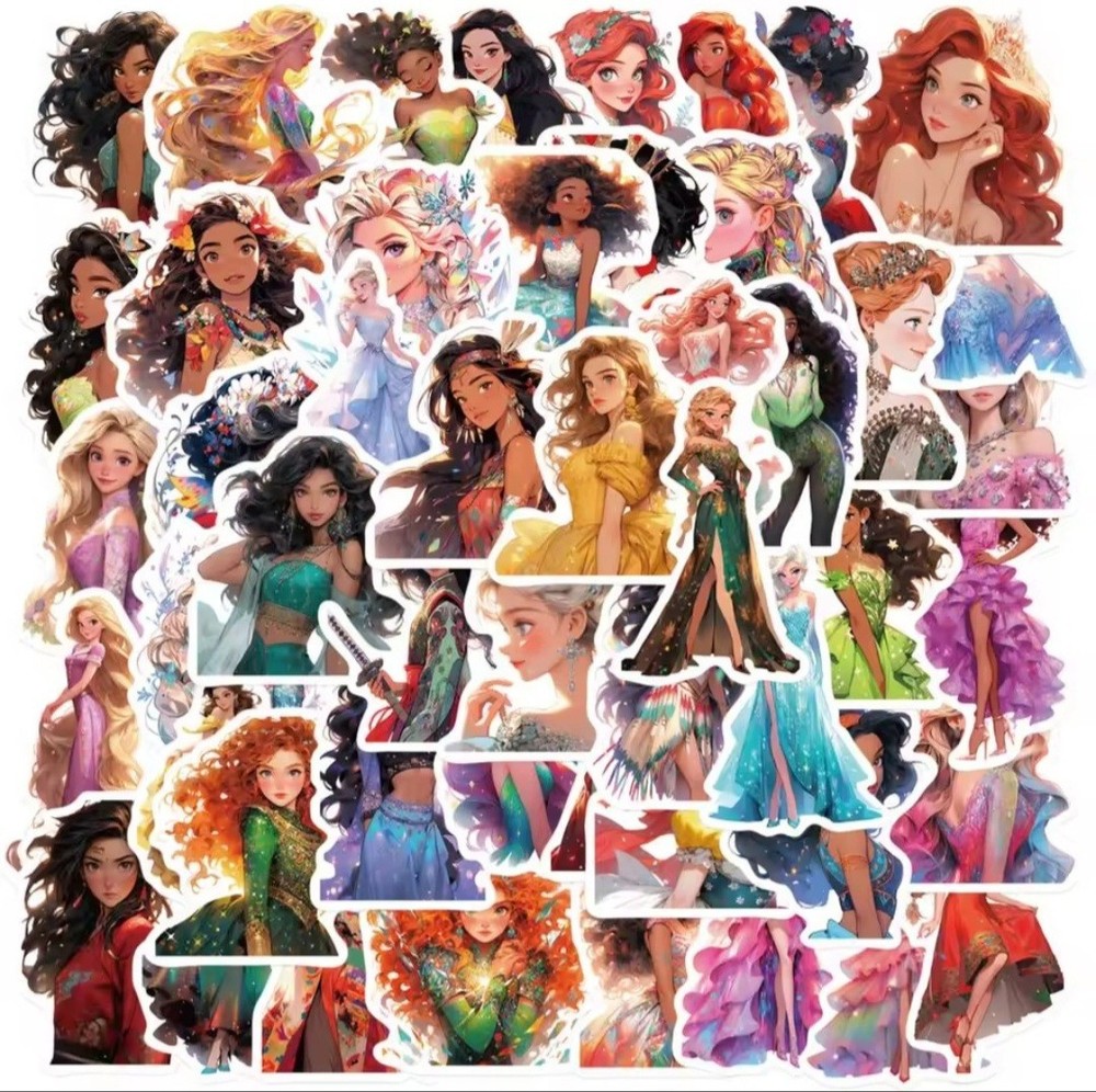 Disney Princess Stickers Random 25pcs