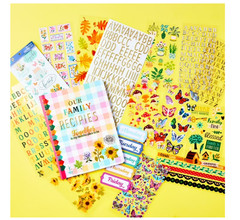 Hello Hobby Multicolor Butterfly Designer Stickers, 58 Count