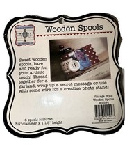 Jenni Bowlin Vintage Style Wooden Spools ( Set of 6)