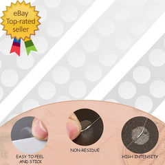 3000 Pcs Clear Stickers 0. 5 Inch Clear Circle Transparent Stickers for Sealing