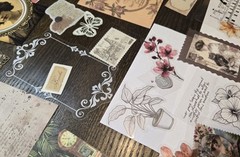 Storyteller Junk Journal Kit Paper Stickers Tags Book Books Stories Reading Read