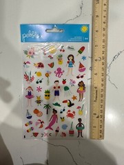 Pebbles 2 Page 94 PC Summer Tiny Stickers Swimming Beach Food Drinks Sea Life
