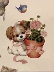 Ruth Morehead Dog Cat Stickers by Current ~ 4 Large Sheets Scrapbooking Crafts