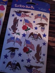 Vintage Sandy Lion Stickers, Carson Delerosa, Hallmark, AGC. Lot