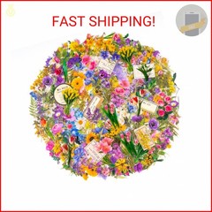 320Pcs Flower Stickers, Cute Vintage Floral Sticker for Kids, Clear Wildflower S