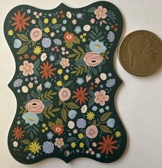 FLOWER TAG Die-Cut(20pc) Hobby Lobby•3.375”x 2-1/2”•Garden•Ephemera•Card Making•
