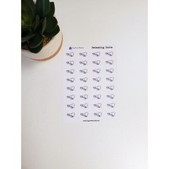 Swimming Icon Stickers for Calendars and Planners | Swimming Lesson Reminders