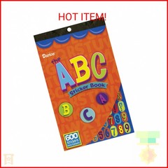 Darice 106-3150 ABC Sticker Book: 600 Alphabet Stickers for Kids ABC Sticker Boo
