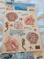 10 Sheets Rub on Transfers bee butterfly bear grape rose dog cat fish lighthouse