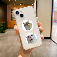 100Pcs/500Pcs Cartoon Meme Cat Stickers for School Reward Stickers Classroom Dec