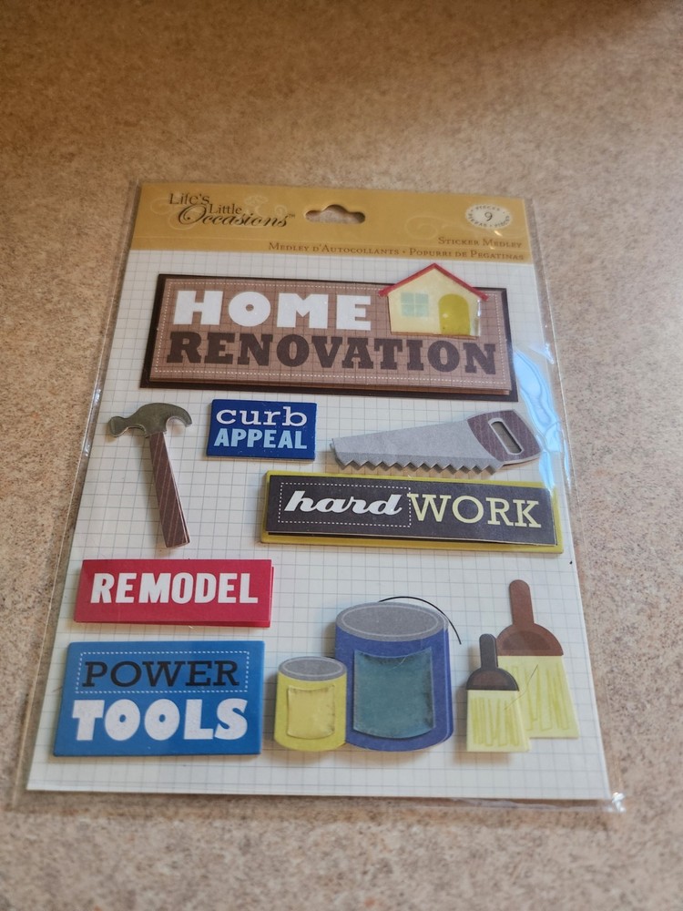 K & Company/Life’s Little Occasions~Home Restoration~Sticker Medley