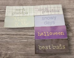 Lot of 64 Scrapbook Titles By My Minds Eye Cardstock Different Sizes