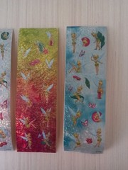 4 Sheets Disney Fairies Tinkerbell Sparkly Holographic Scrapbook Stickers Pastel