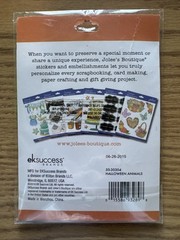 RARE Jolees 3D HALLOWEEN ANIMALS Sticker Scrapbook Stickers Jolee’s
