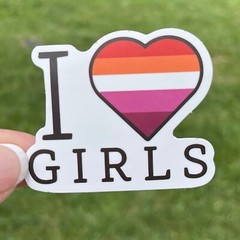 50pcs LESBIAN Stickers, Pride, Rainbow, LGTBQ+, Free Shipping*