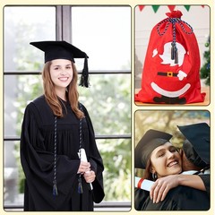 Graduation Cords 2025 Blue Gold 68 Inch Braided Tassel Honor Ropes
