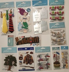 Lot Of 11 JOLEE’S BOUTIQUE Dimensional Scrapbooking Stickers ASSORTED MIX